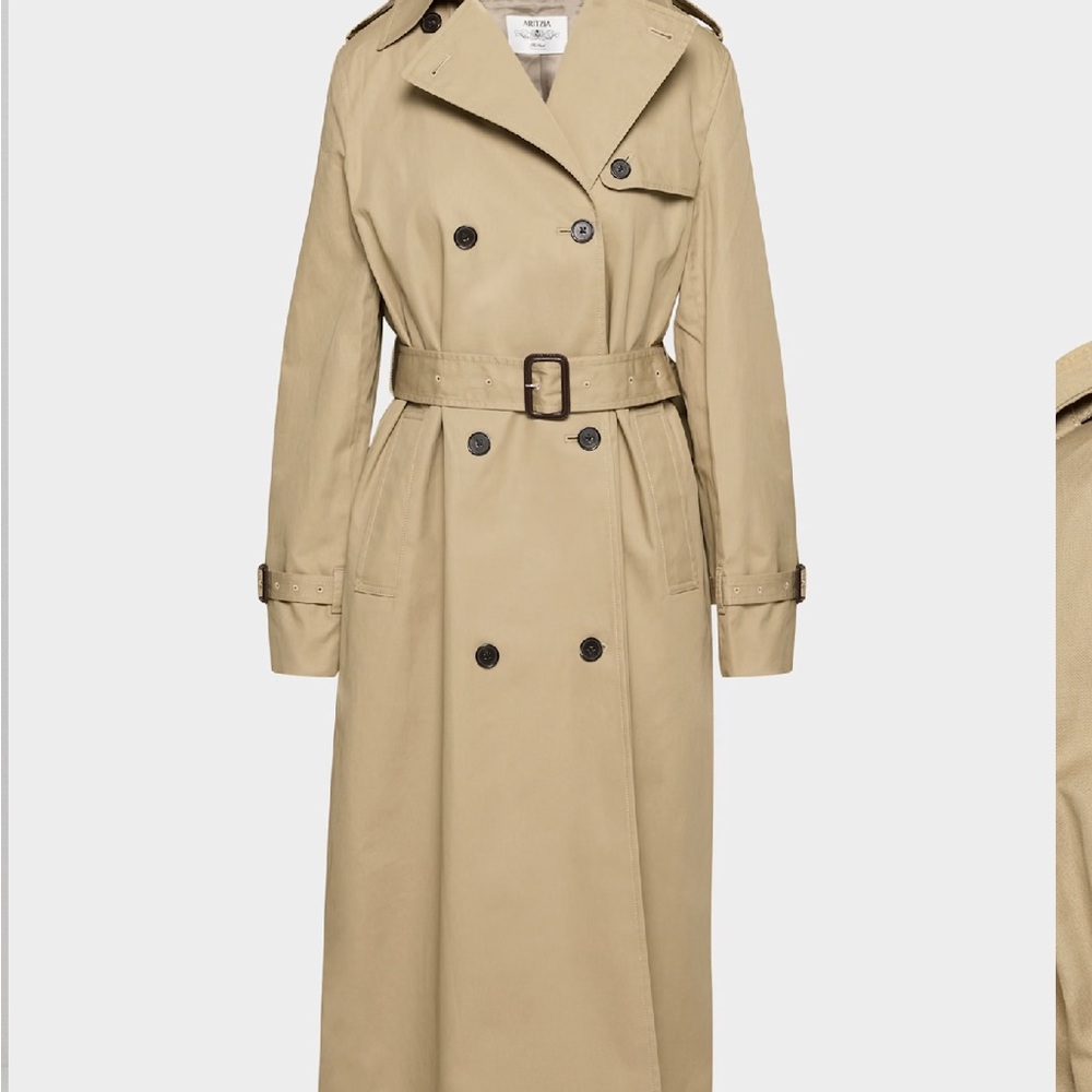 ARITZIA BABATON Classic Tan Trench Coat